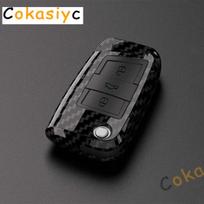 ABS anglies pluošto automobilio rakto dėklo dangtelis, skirtas VW Volkswagen Golf 7 MK7 Tiguan MK2, skirtas SEAT Ateca Leon FR 2 Ibiza, skirtas Skoda Octavia