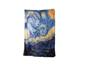 Koc Pled Narzuta Na Łóżko Van Gogh Gwiaździsta Noc Ciepły 130X150Cm