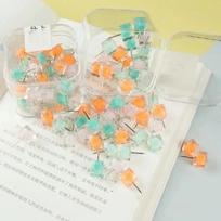 50pcs Push Pins Decorative Pushpin Creative Index Thumbtacks for Notice Board Markers Office School Supplies China Mainland