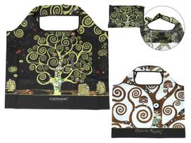 Torba Na Ramię Składana G. Klimt Drzewo Życia Carmani Modna Wzór 40X30 Cm