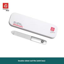 Heavy Duty Stainless Steel Nail File & Polisher - Reusable Nail Shaping Tool for Natural/Artificial Nails, Travel Friendly Gifts