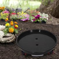 Flower Pot Tray with Wheels Pallet Trolley Multifunctional Potted Rolling Plant Stand Holder for Large