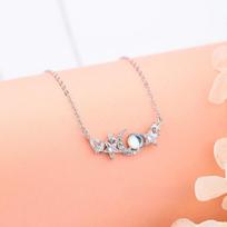 Qingleng Gan Xing Yue Necklace New Small and High Appearance Neckchain Collar Chain