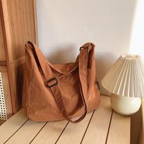 Large capacity tote bag, lightweight nylon messenger bag, adjustable shoulder strap, suitable for daily use, commuting, shopping ruda
