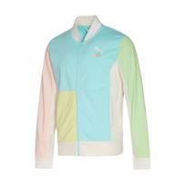 Puma Color Block Stand Collar Zip Jacket Unisex Jacket Light-Blue 534007-62 S