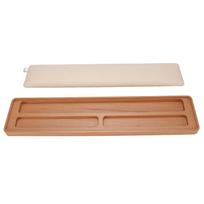Keyboard Wrist Rest with Memory Foam Anti Slip Rubber Base Ergonomic Wooden Wrist Rest Pad for Easy Typing for Gaming
