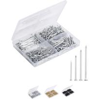 Cross-Border 200PCS Nail Set with Tools – Multi-Size for Walls, Wood & Picture Frames One Size