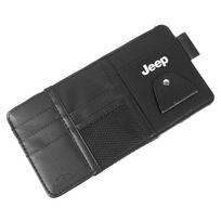 Automobilio saulės skydelis Taškinis tipas Daugiafunkcinis laikymo maišelis Automobilio priedai Jeep Renegade Wrangler JK Grand Cherokee XJ Willys Compass Command Patriot juoda
