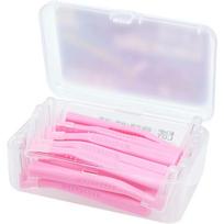 20Pcs Push-Pull Interdental Brush L-Type For Orthodontic Braces Micro Soft Brush Brackets Cleaning Toothpick