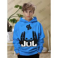 Autumn Winter Rapper JuL C'est Pas Des Lol 3D Print Children Hoodies Long Sleeve Sweatshirt Casual Pullover Kids Tops 110
