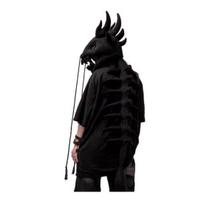 Chinese Loong Dragon Costume Prop Halloween Bone Head Skeleton Headgear 3D Cosplay Party Stage Performance Plush juoda
