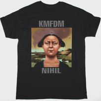 Naujas KMFDM Grupės NIHIL Albumo Marškinėliai S-5XL Storo Medvilnės Juodi SE694 Unisex Marškinėliai XL