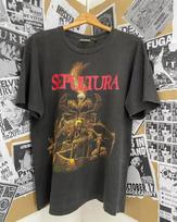 Sepultura marškinėliai Vintage 90-ųjų Roko grupės marškinėliai Juodi Unisex Unisex marškinėliai XXL