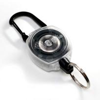 Šoninio darbuotojo ritės raktų pakabukas su karabinu Skaidrus 60cm Kevlaro laidas KEYBAK KEY-BAK [Ribotas leidimas] Korpusas, [Įgaliotas platintojas, 2 metų garantija] balta