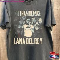 26 Lana Del Rey Vintažiniai marškinėliai Lana Del Rey Ultraviolence anglies spalvos T-shirt NH10265 Unisex T-shirt M