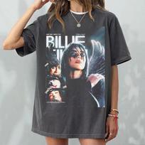 Billie Eilish Shirt Billie Eilish Guts Tour Shirt Billie Eilish Fan Gift Graphic Short Sleeve Shirt Unisex Unisex Women Summer S