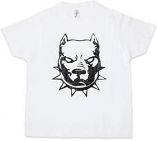 PITBULL Kids Boys T-Shirt Bad Dog Bullterier Combat Attack Chain Terrier Dawg 110