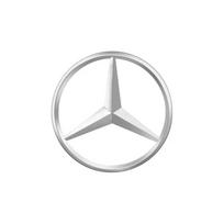Automobilio lipdukas Mercedes Benz GLB W201 W220 Automobilio Mercedes Benz AMG 3D ABS sidabrinis/Juodas 9cm 90mm automobilio galinis bagažinės emblema ba
