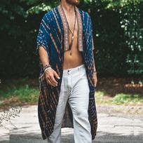 Madingas moteriškas apsiaustas vasarai, vyriški paplūdimio drabužiai, apsaugantys nuo saulės, laisvalaikio marškiniai su spauda XXXXXXL mėlyna