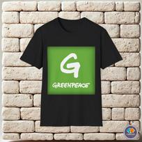 Greenpeace Logotipo Unisex Marškinėliai L green