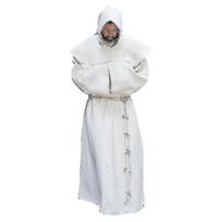 S-5xl Renaissance Monk Clergy Habit Scapular Friar Costume Religious Saint Gown Robe Men Priest Hood Cowl Halloween Outfit Halloween Cosplay_fi S balta