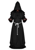 Medieval Grim Reaper Cloak Halloween Role-Playing Costume Robe Large juoda