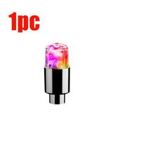 Car Wheel Tire LED Color Air Valve Nozzle Bicycle Motorcycle Night Wind Fire Breathing Flash Modification Accessories Hub Lamp