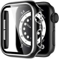 Glass+Cover For Apple watch series 8 7 3 4 5 6 SE 45mm 41mm Tempered Glass Screen Protector Apple Watch case 44mm 40mm 42mm 38mm 44mm series 654SE