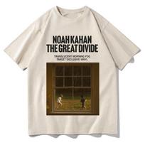 Fashion Fans Tees Vintage Y2k Streetwear 2026 Noah Kahan The Great Divide T Shirt Graphic Print Casual Loose T Shirts Unisex S įvairiaspalvis