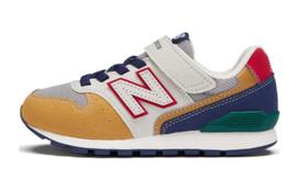 New Balance NB 996 Patogus amortizavimas Žemi vaikiški bėgimo bateliai Žemės geltonos mėlynos spalvos Vaikams YV996JP3 28.5