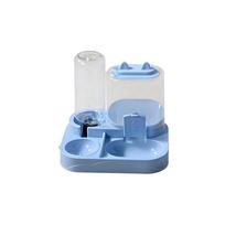 Automatic Automatic Cat Water Feeder with Water Fountain Large Capacity Pet Water Dispenser Detachable 2-in-1 (Blue,200g) mėlyna