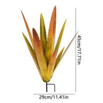 Metal Agave Creative Artificial Tequila Landscape Sculpture Outdoor Decor Figurines Metal Flower Statue Tequila Rustic Sculpture