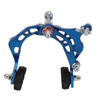 Aluminum Alloy Bike Brake Caliper Blue Dual Pivot Motorcycle Front Brake Lightweight Mountain Bike Brake mėlyna