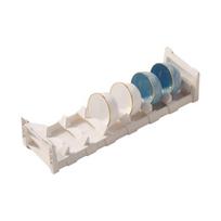Built-in Kitchen Dish Holder Adjustable Dish Drying Rack Under Cabinet Bowl Drain Rack  Kitchen White Bowl Rack