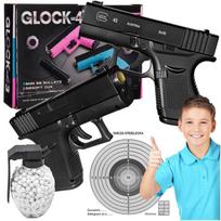 Pistolet Na Kulki Metalowy Glock Metalowy Duzy Zasieg Pistolety Metalowe