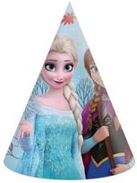 Czapeczki Papierowe Frozen Kraina Lodu Elsa Anna Urodziny Party 6Szt.