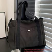 Large Capacity Everyday Tote Bag, Daily Life Handbag Women Shoulder Bag, Casual Chic Women's Bag, CANVAS Bag with Side Pockets juoda