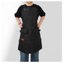 Oil wax canvas anti-fouling and wear-resistant barista painting western restaurant baking home work apron juoda