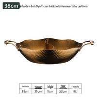 Yi Pan Thickened Stainless Steel Dual-Sided Hotpot
