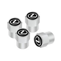 4Pcs Alloy Car Valve Cap Wheel Valves Dust Cover Accessories For Lexus GS IS LS500h ES260 ES300h RX350h NX260 UX260 LM LC RZ450e