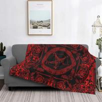 The Sabbatic Goat Baphomet Blankets Warm Flannel Satanic Occult Pentagram Throw Blanket for Bedding Couch Quilt 100x150cm