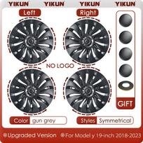 4PCS Wheel Cover for Tesla Model Y 19 Inch Performance Automobile Replacemen Hub cap Full Rim Cover Car Accessories 2020-2024 For Tesla&19 Inch 2018-2024&For Model Y