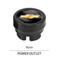 For Chevrolet Spark Captiva Cruze Tracker Orlando Trax Epica Nubira Car Cigarette Lighter Dust Cover Dustproof Decoration Cap juoda