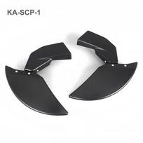 Motorcycle Air Ducts Side Cover For Kawasaki Ninja ZX-6R 2024+ ABS Black Motorcycle Brake Caliper Radiator Brake Disc Cooler juoda