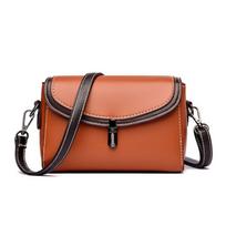 Casual Shoulder Bags New Flap PU Handbags Messenger Bag Women geltona