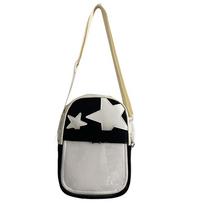 Crossbody Bag Nylon Star Ita Bag PVC Goth Transparent Handbag Single Shoulder Badge Pouch Y2K Anime Display Bag Daily juoda