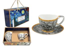 Filiżanka Do Espresso Ze Spodkiem Van Gogh Migdałowiec Carmani