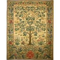 The Tree of Life Tapestry by William Morris 75x100 juoda