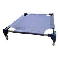 Chew Proof Elevated Dog Bed Breathable Mesh Portable Dog Cot Bed Pet Furniture Sofa Bed  House 15.75x19.69x4.33 in pilka