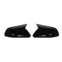 For US Ford Mustang 2015-2020 Car Rearview Side Mirror Cover Wing Cap Exterior Door Rear View Case Trim Sticker Carbon Fiber